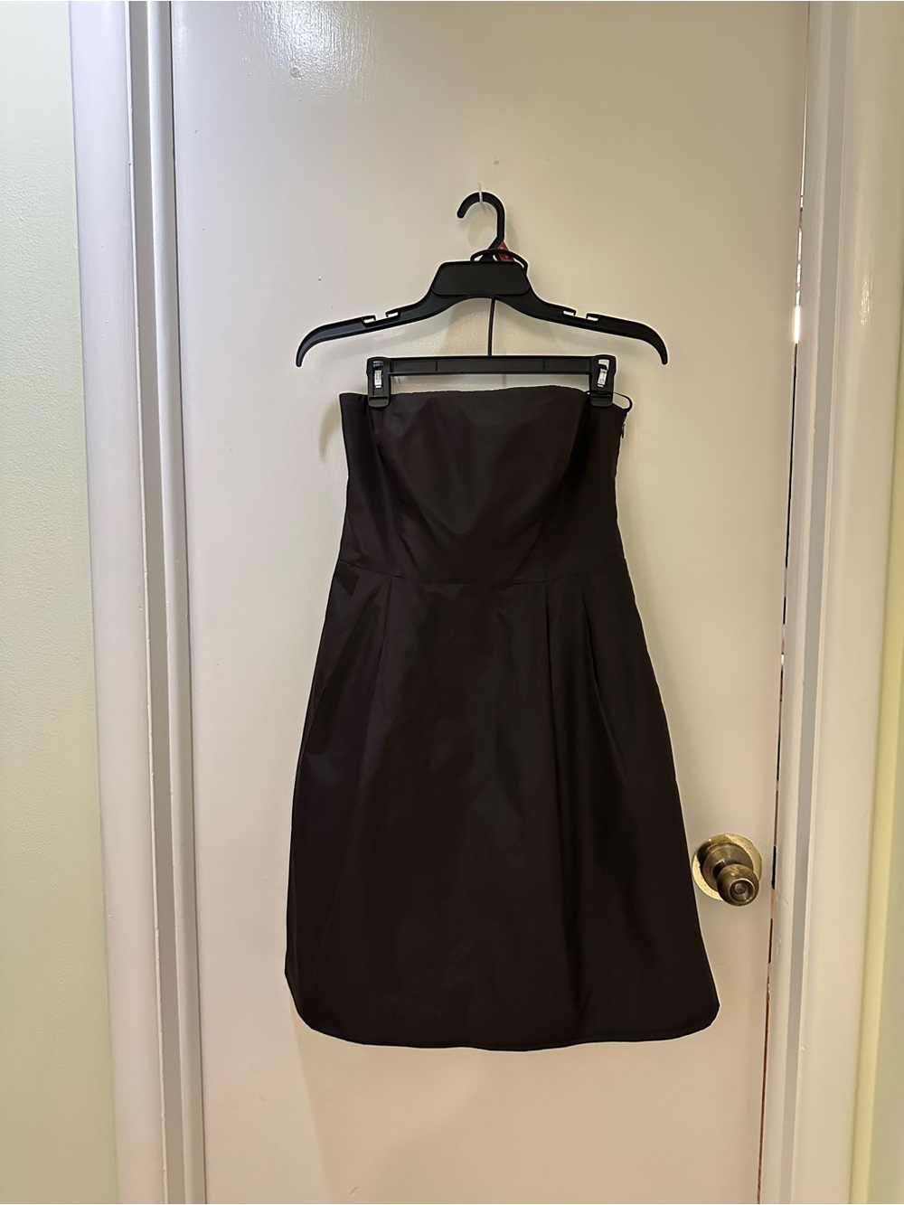 Ann Taylor Strapless Dark Brown Cocktail Dress